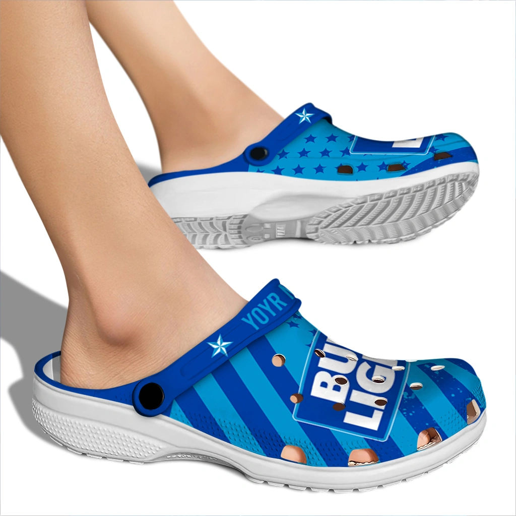 personalized-bud-light-blue-rectangle-blue-lightblue-clogs-fashion-forward-hey-clogs.webp
