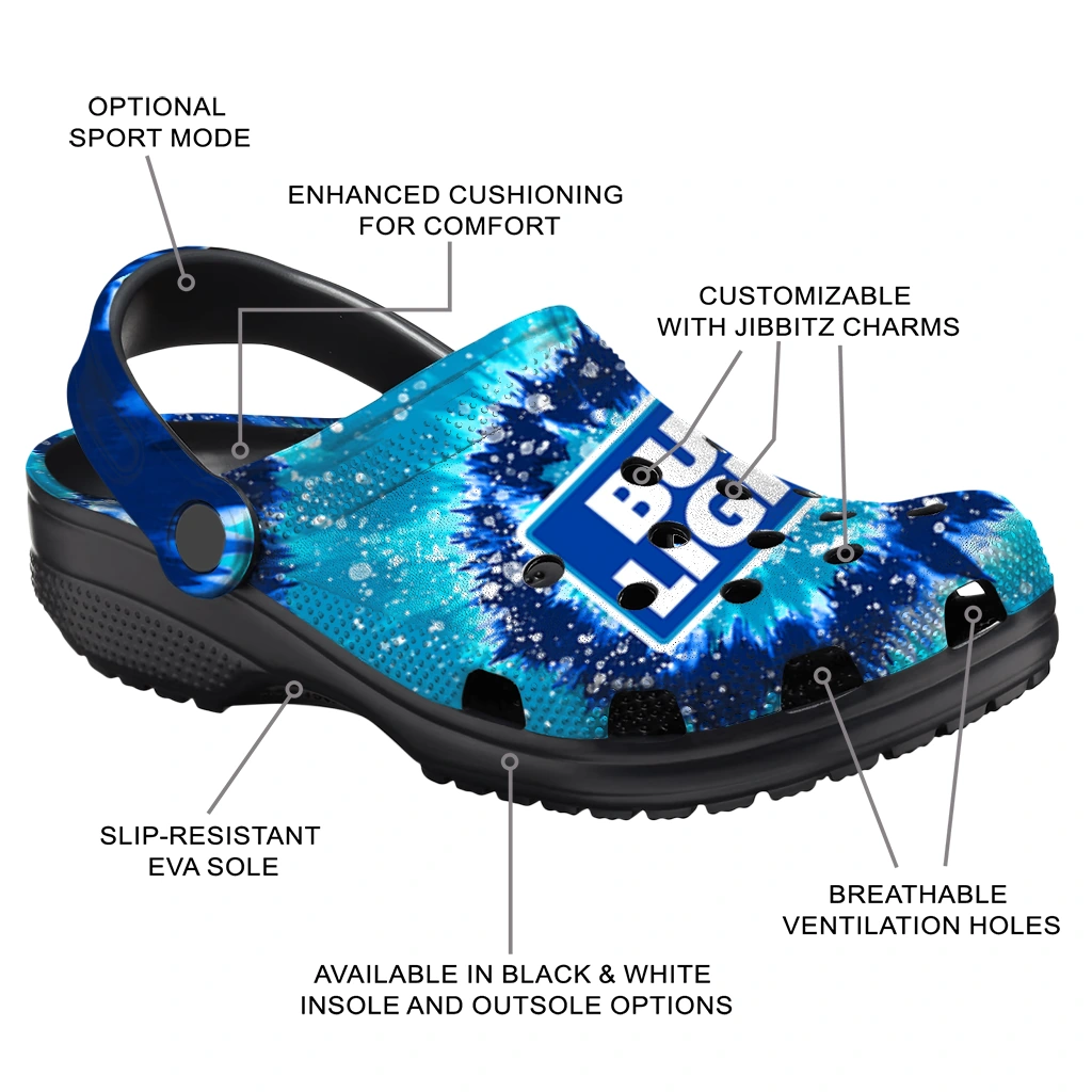 personalized-bud-light-blue-swirl-blue-white-clogs-new-arrival-hey-clogs.webp