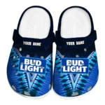 personalized-bud-light-bud-chevron-blue-black-clogs-best-selling-hey-clogs.webp