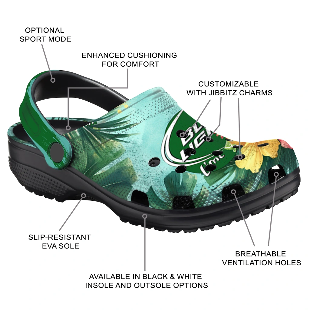 personalized-bud-light-hibiscus-paradise-green-red-clogs-new-arrival-hey-clogs.webp