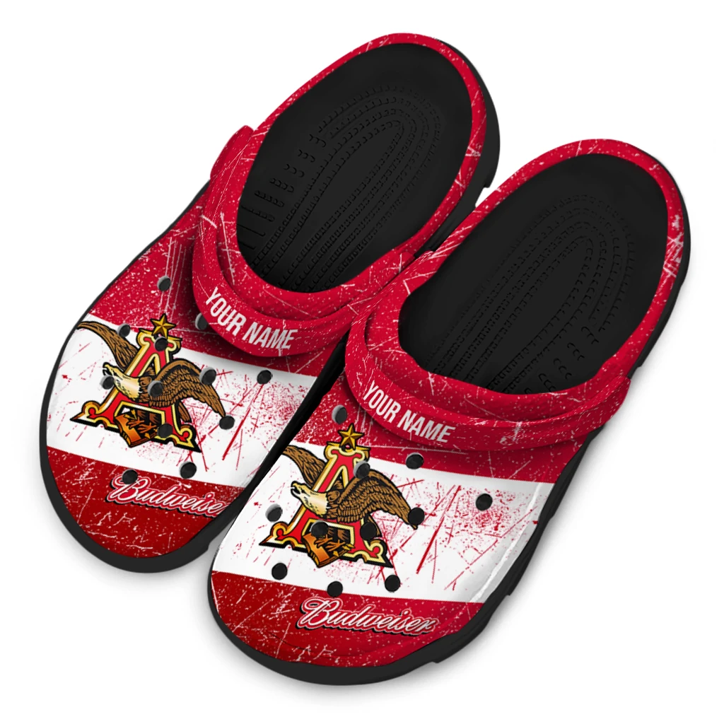 personalized-budweiser-banner-eagle-red-white-clogs-latest-model-hey-clogs.webp