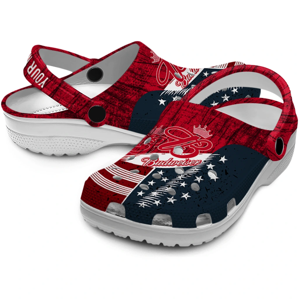 personalized-budweiser-big-b-usa-red-navy-clogs-high-quality-hey-clogs.webp