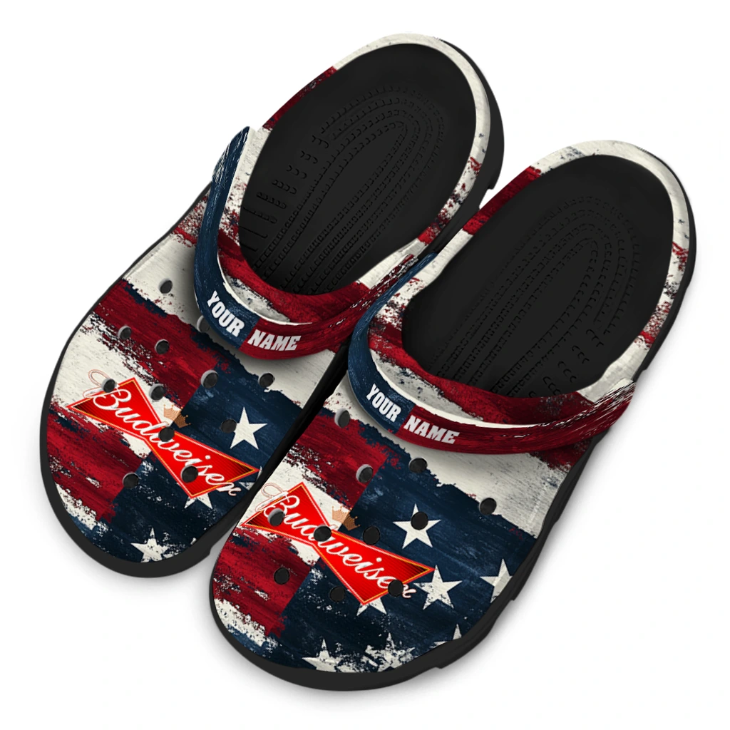 personalized-budweiser-stars-stripes-red-blue-clogs-latest-model-hey-clogs.webp