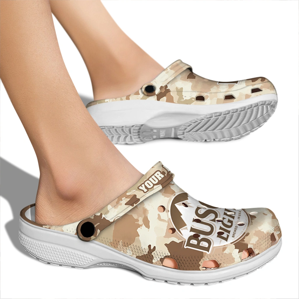 personalized-busch-light-beige-camouflage-beige-brown-clogs-fashion-forward-hey-clogs.webp