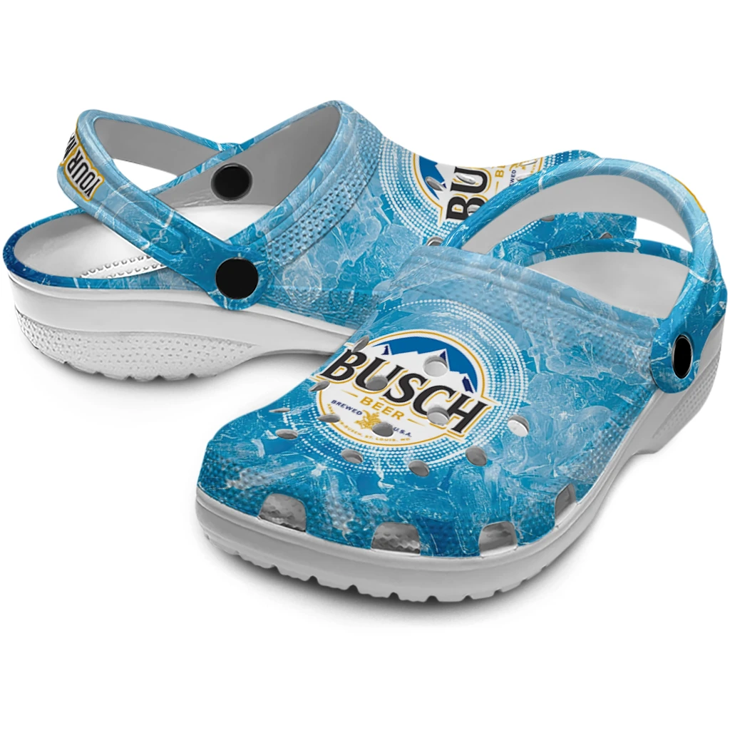 personalized-busch-light-icy-badge-blue-white-clogs-high-quality-hey-clogs.webp
