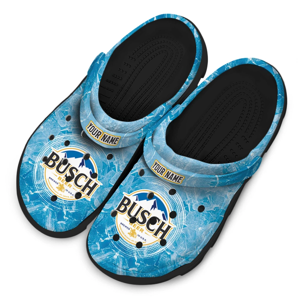 personalized-busch-light-icy-badge-blue-white-clogs-latest-model-hey-clogs.webp