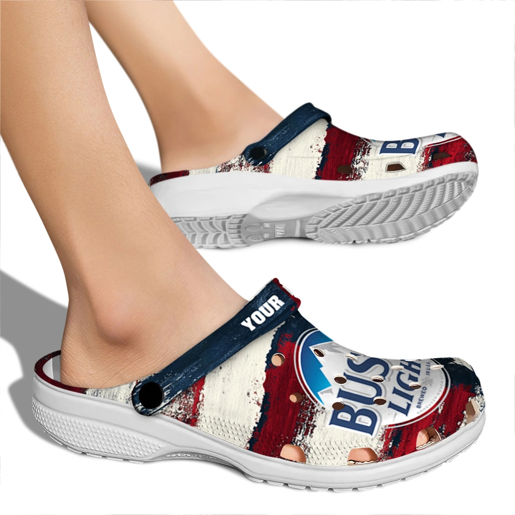 personalized-busch-light-patriotic-waves-red-white-clogs-fashion-forward-hey-clogs.webp