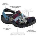 personalized-busch-light-skull-roses-black-red-clogs-best-selling-hey-clogs.webp