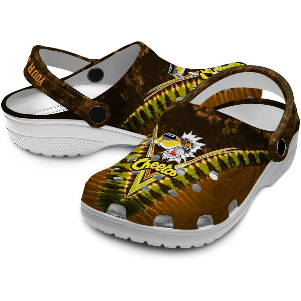 personalized-cheetos-cheetah-burst-brown-green-clogs-high-quality-hey-clogs.webp