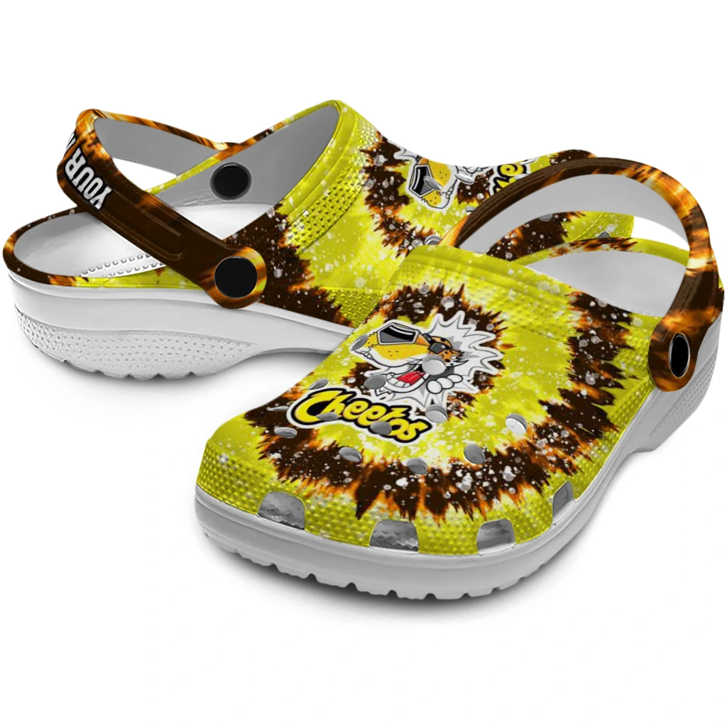 personalized-cheetos-mascot-center-yellow-brown-clogs-high-quality-hey-clogs.webp