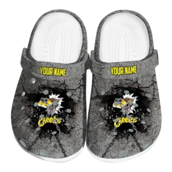 Personalized Cheetos Smash Effect Gray Yellow Clogs
