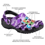 personalized-cinamon-toast-crunch-purple-camou-purple-black-clogs-best-selling-hey-clogs.webp