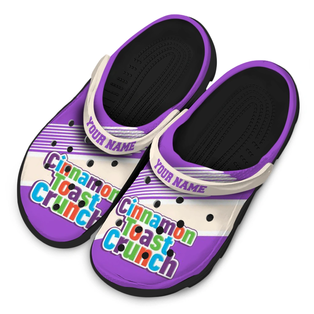 personalized-cinamon-toast-crunch-retro-text-purple-beige-clogs-latest-model-hey-clogs.webp