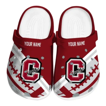 Personalized Colgate Raiders Football Motif Clogs