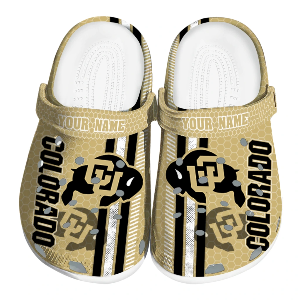 personalized-colorado-buffaloes-contrasting-stripes-clogs-best-selling personalized colorado buffaloes contrasting stripes clogs best selling