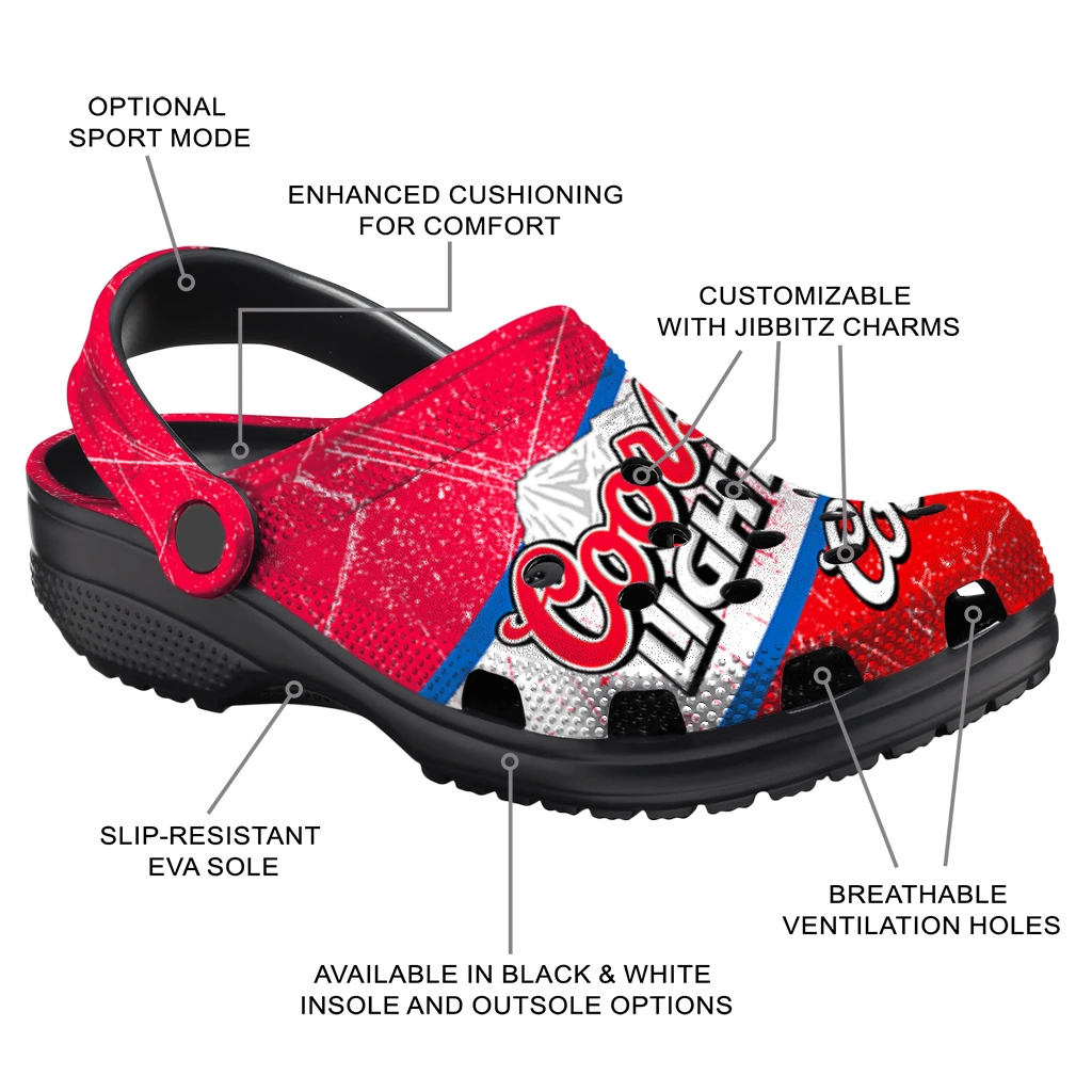 personalized-coors-light-beer-coors-light-red-white-clogs-new-arrival-hey-clogs.webp