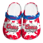 personalized-coors-light-beer-impact-red-white-clogs-best-selling-hey-clogs.webp