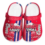 personalized-coors-light-beer-script-badge-red-blue-clogs-best-selling-hey-clogs.webp