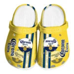 personalized-corona-beer-bottle-graphic-yellow-blue-clogs-best-selling-hey-clogs.webp