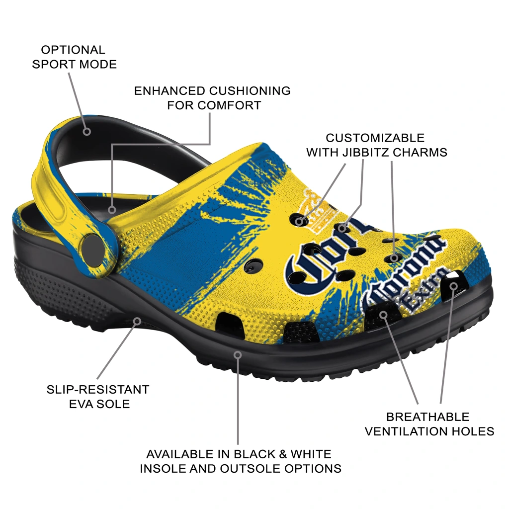 personalized-corona-beer-grunge-texture-blue-yellow-clogs-new-arrival-hey-clogs.webp