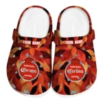 personalized-corona-beer-leaf-swirl-red-orange-clogs-best-selling-hey-clogs.webp