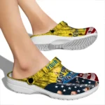 personalized-corona-beer-wavy-distressed-effect-yellow-navy-clogs-best-selling-hey-clogs.webp