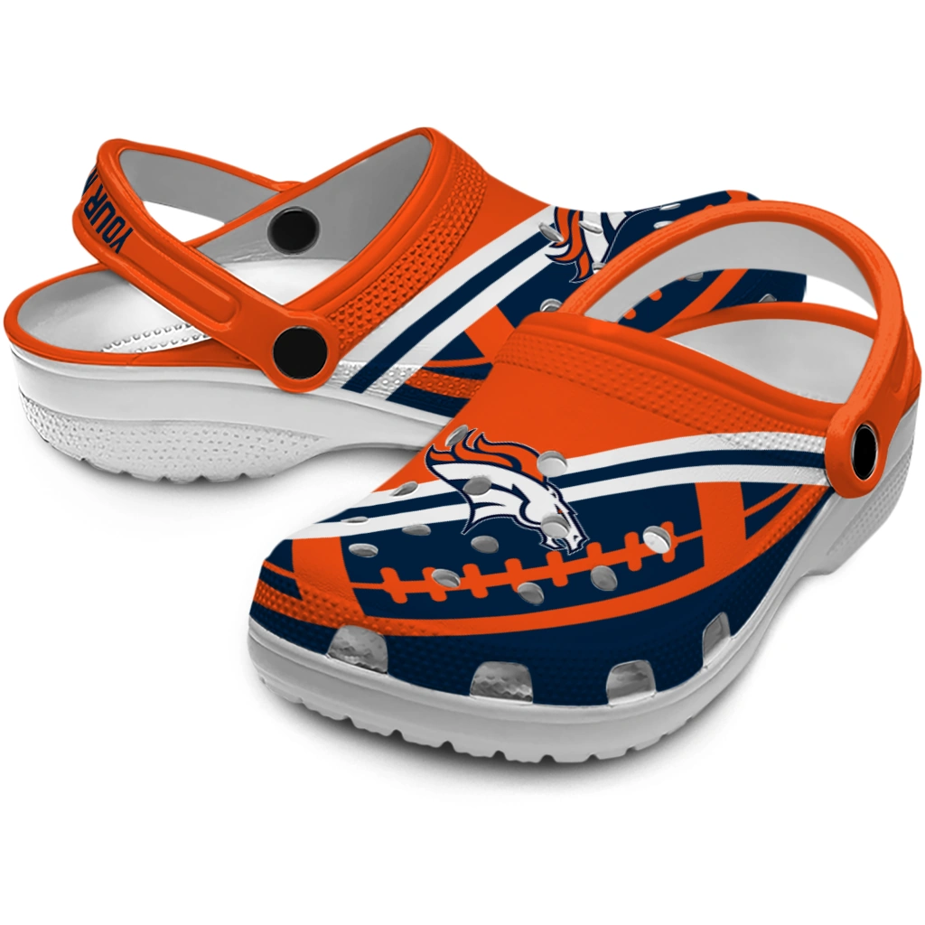 personalized-denver-broncos-football-motif-clogs-high-quality