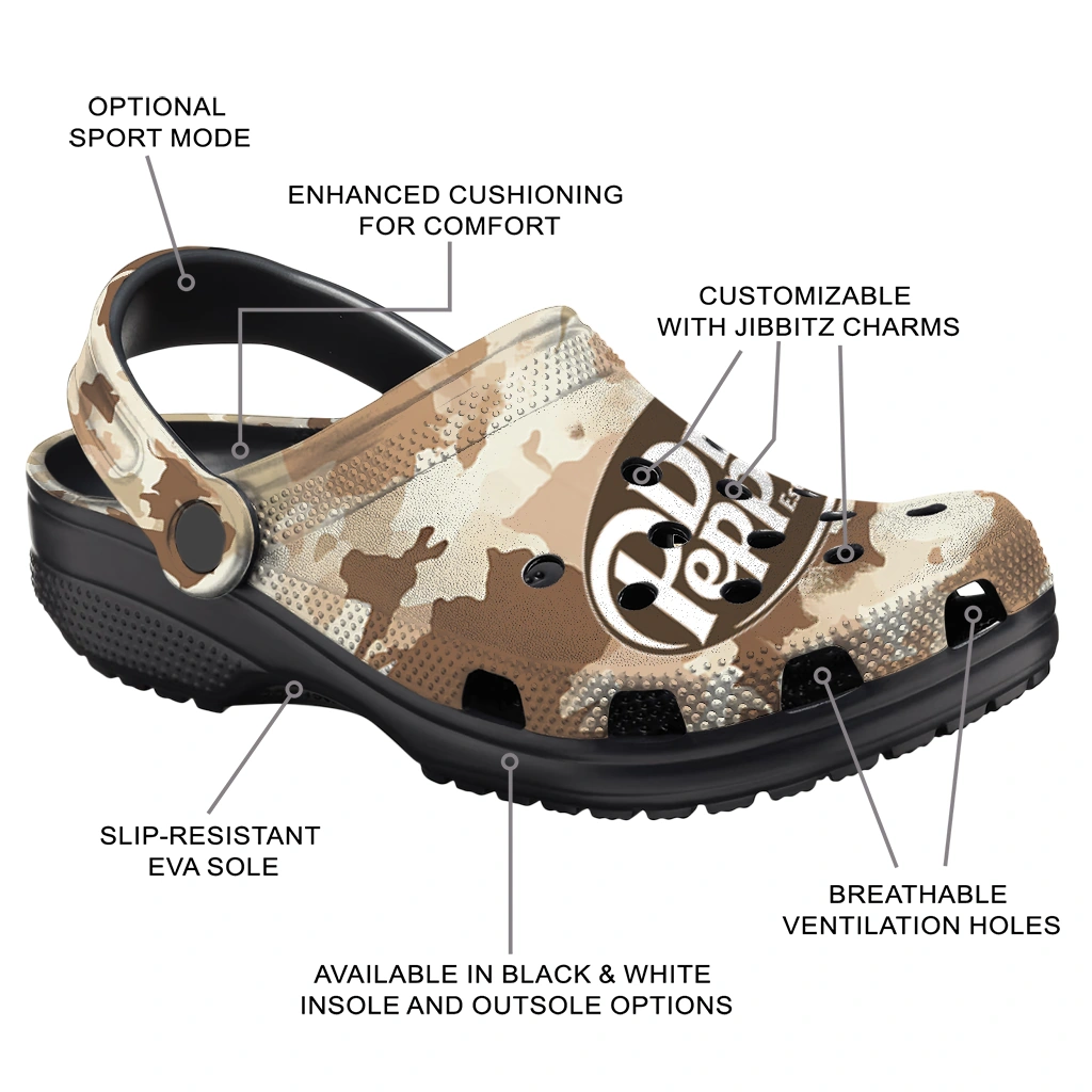 personalized-dr-pepper-beige-camouflage-beige-brown-clogs-new-arrival-hey-clogs.webp