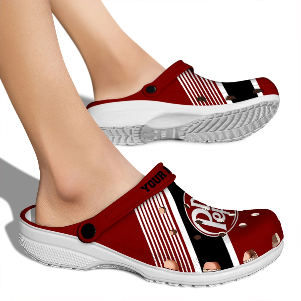 personalized-dr-pepper-logo-red-white-clogs-fashion-forward-hey-clogs.webp