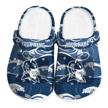 Personalized Duke Blue Devils Wave Flow Clogs