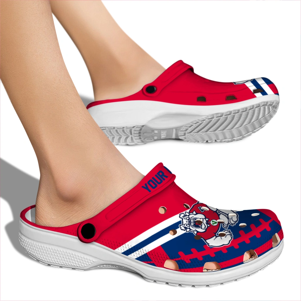 personalized-fresno-state-bulldogs-football-motif-clogs-fashion-forward