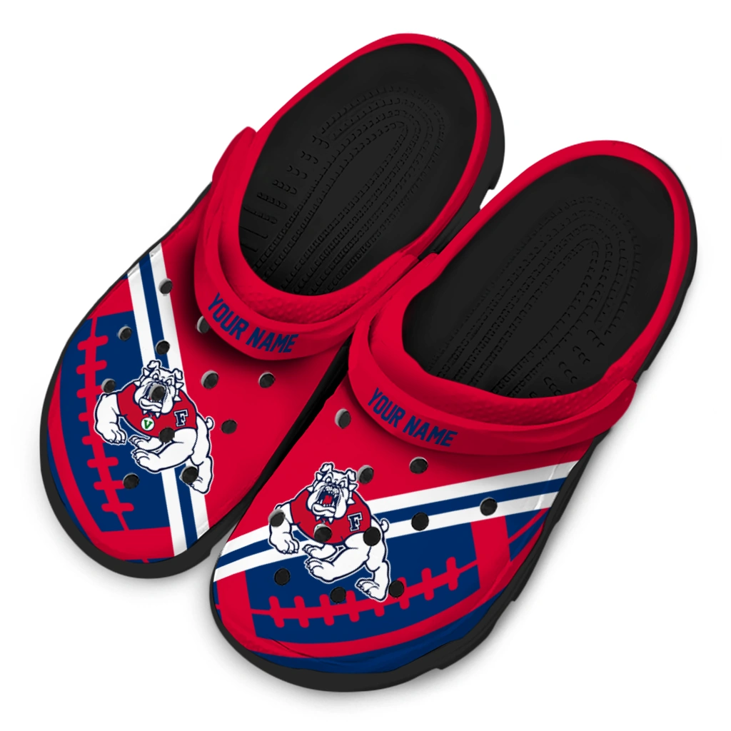 personalized-fresno-state-bulldogs-football-motif-clogs-latest-model