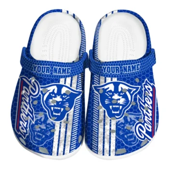 Personalized Georgia State Panthers Contrasting Stripes Clogs