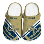 personalized-georgia-tech-yellow-jackets-football-motif-clogs-best-selling
