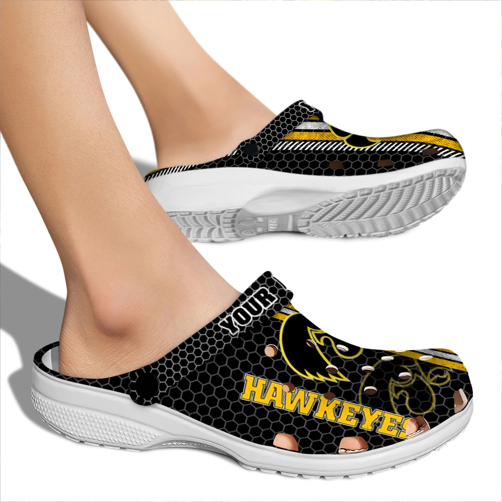 personalized-iowa-hawkeyes-contrasting-stripes-clogs-fashion-forward