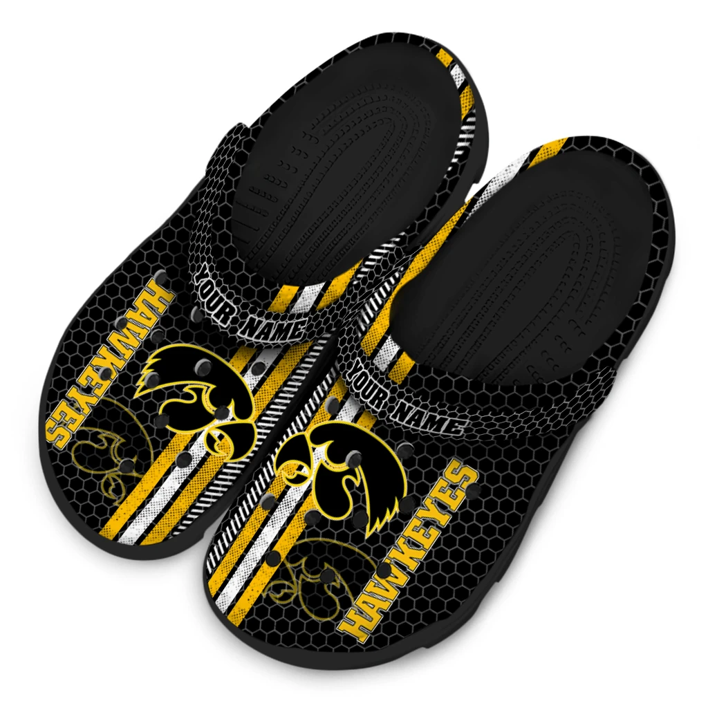 personalized-iowa-hawkeyes-contrasting-stripes-clogs-latest-model