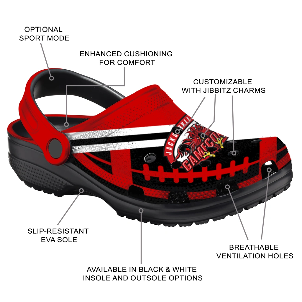personalized-jacksonville-state-gamecocks-football-motif-clogs-new-arrival