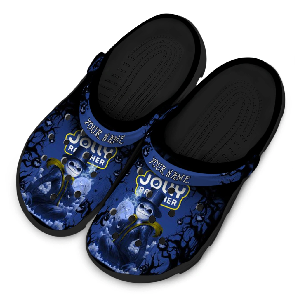 personalized-jolly-rancher-skeleton-grin-blue-black-clogs-latest-model-hey-clogs.webp