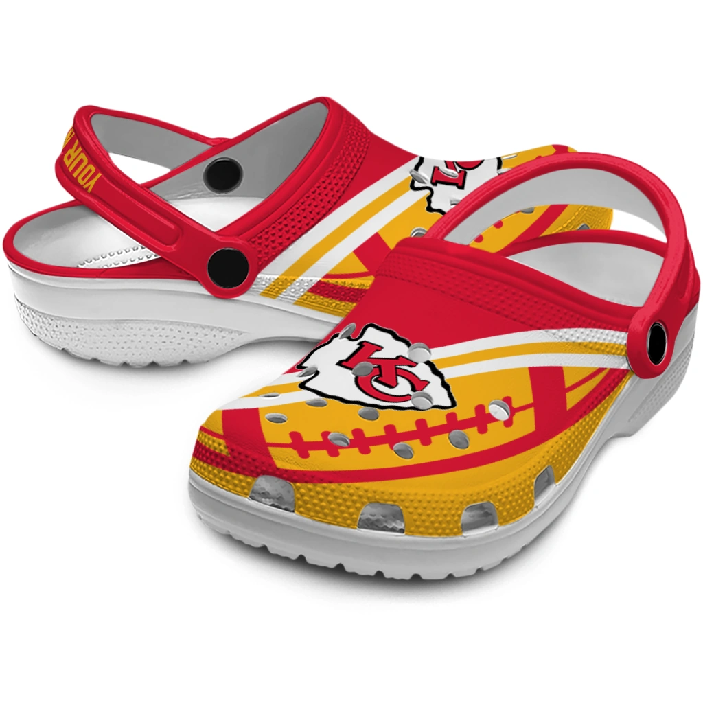 personalized-kansas-city-chiefs-football-motif-clogs-high-quality