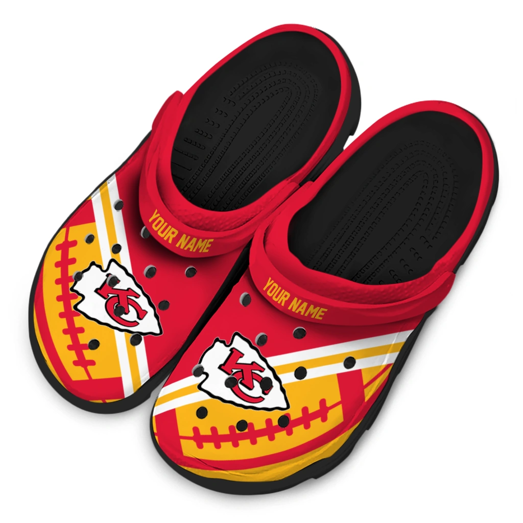 personalized-kansas-city-chiefs-football-motif-clogs-latest-model