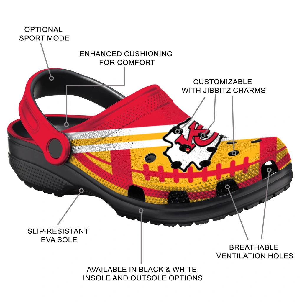 personalized-kansas-city-chiefs-football-motif-clogs-new-arrival