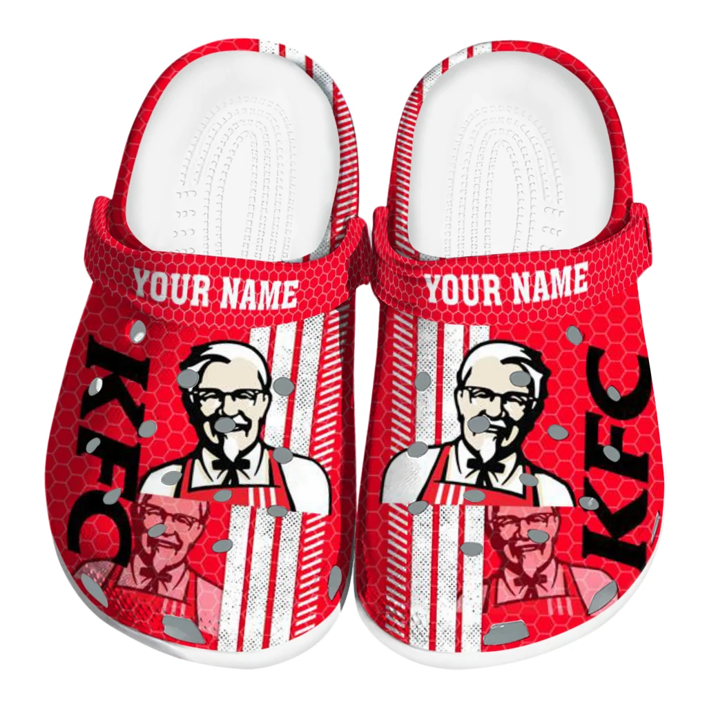 personalized-kfc-portrait-detail-red-white-clogs-best-selling-hey-clogs.webp personalized kfc portrait detail red white clogs best selling hey clogs