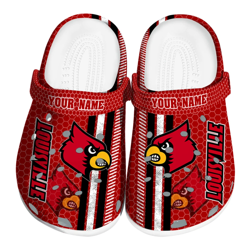 personalized-louisville-cardinals-contrasting-stripes-clogs-best-selling personalized louisville cardinals contrasting stripes clogs best selling