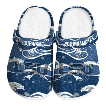 Personalized LSU Tigers Wave Flow Clogs