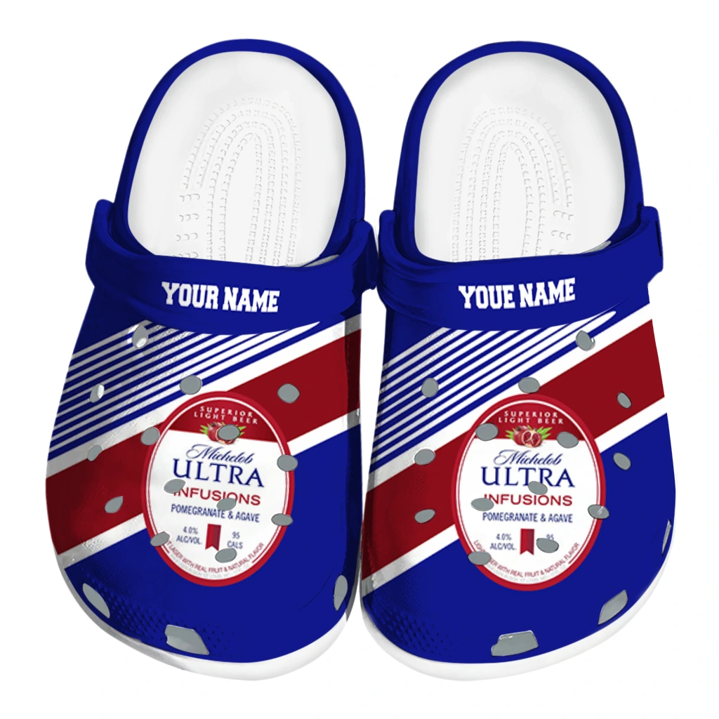personalized-michelob-ultra-badge-banner-blue-red-clogs-best-selling-hey-clogs.webp personalized michelob ultra badge banner blue red clogs best selling hey clogs