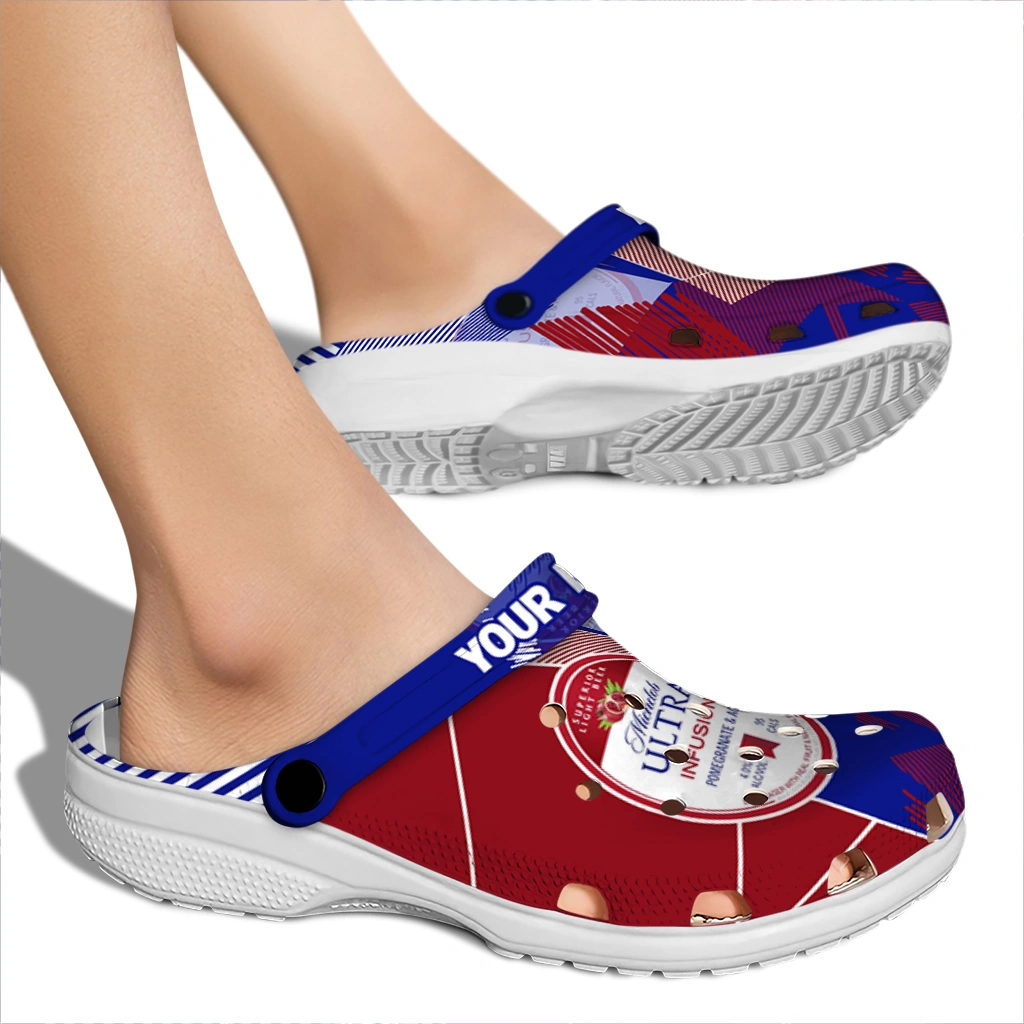 personalized-michelob-ultra-geometric-fusion-red-blue-clogs-fashion-forward-hey-clogs.webp