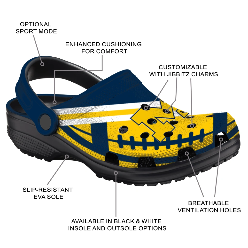 personalized-michigan-wolverines-football-motif-clogs-new-arrival