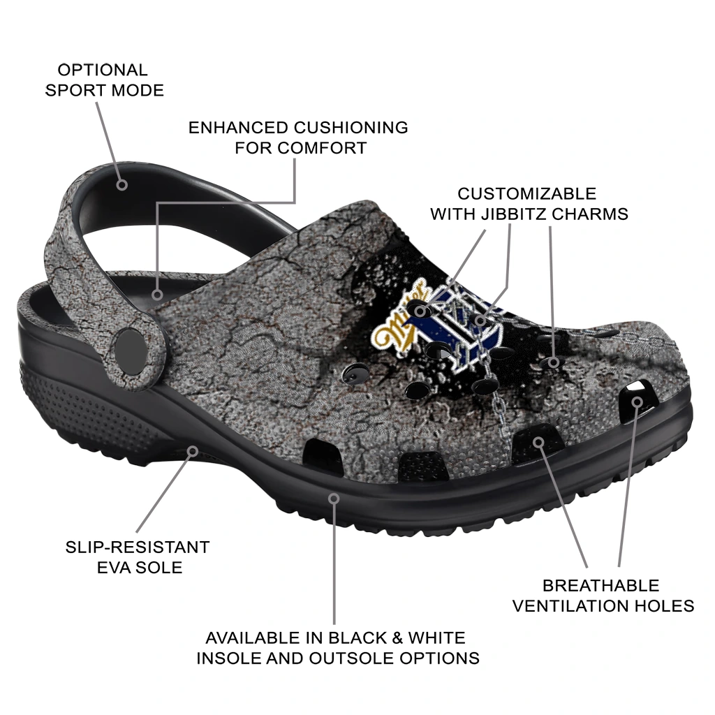 personalized-miller-lite-cracked-concrete-gray-black-clogs-new-arrival-hey-clogs.webp