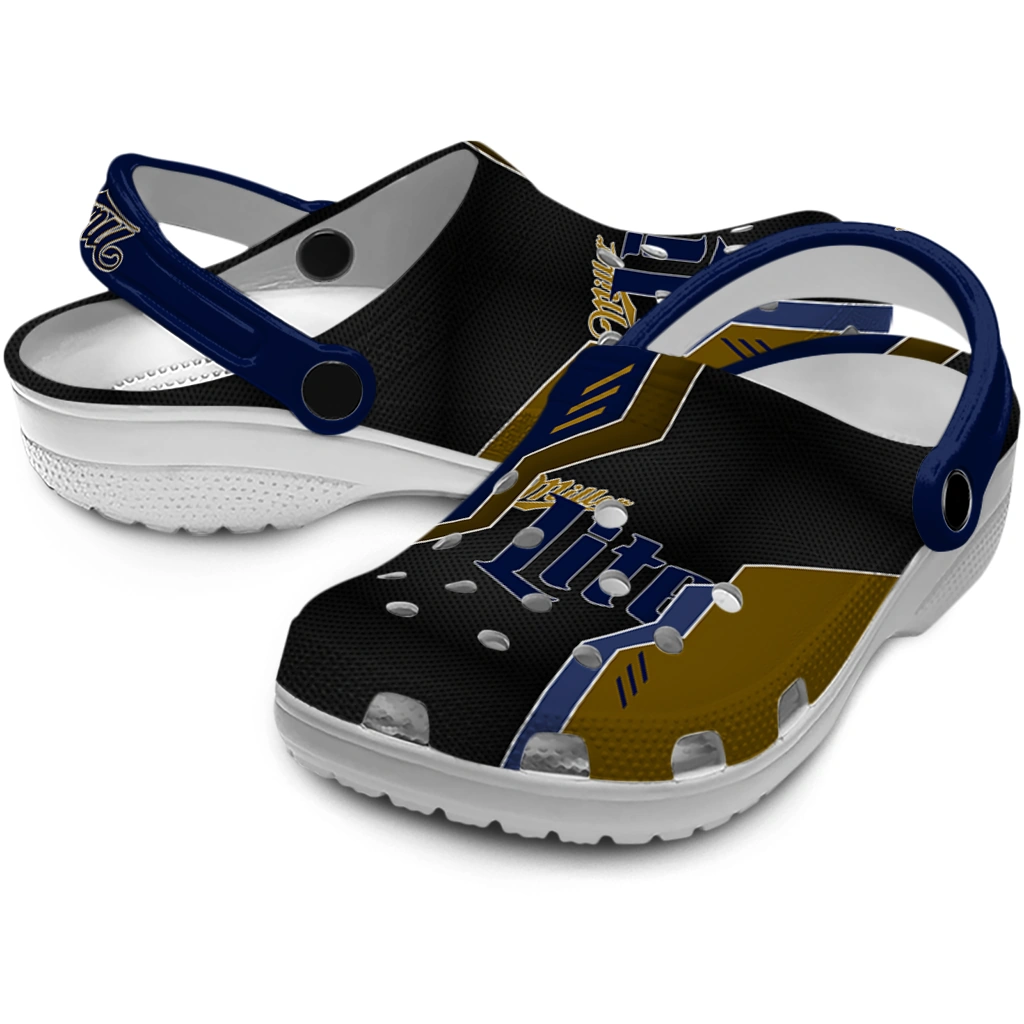 personalized-miller-lite-miller-script-blue-gold-clogs-high-quality-hey-clogs.webp