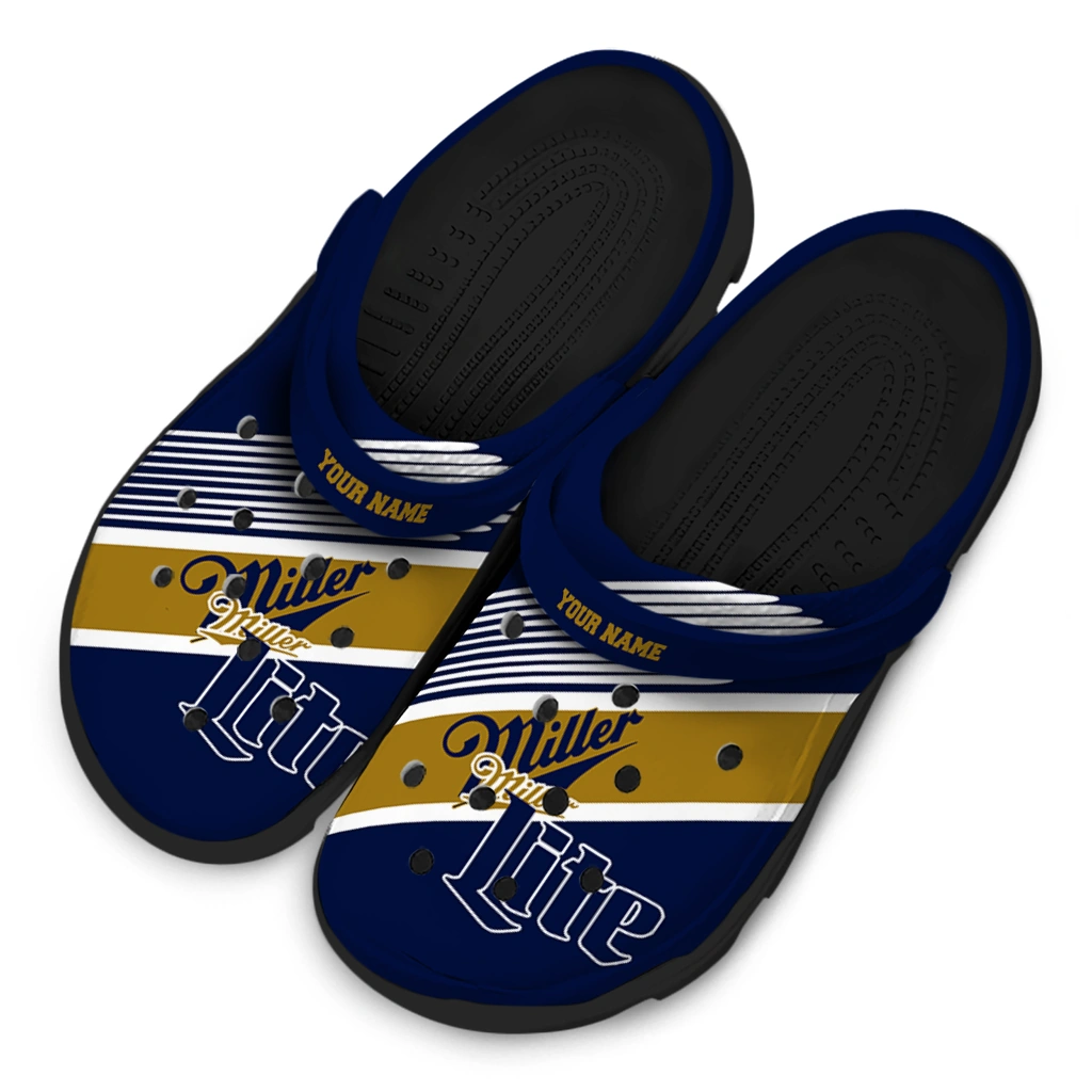 personalized-miller-lite-streak-navy-gold-clogs-latest-model-hey-clogs.webp